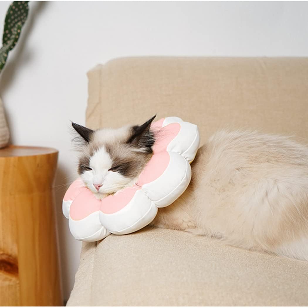 JMT-301258 Soft and Breathable Cat Recovery Cone Collar for Post-Surgery Comfort
