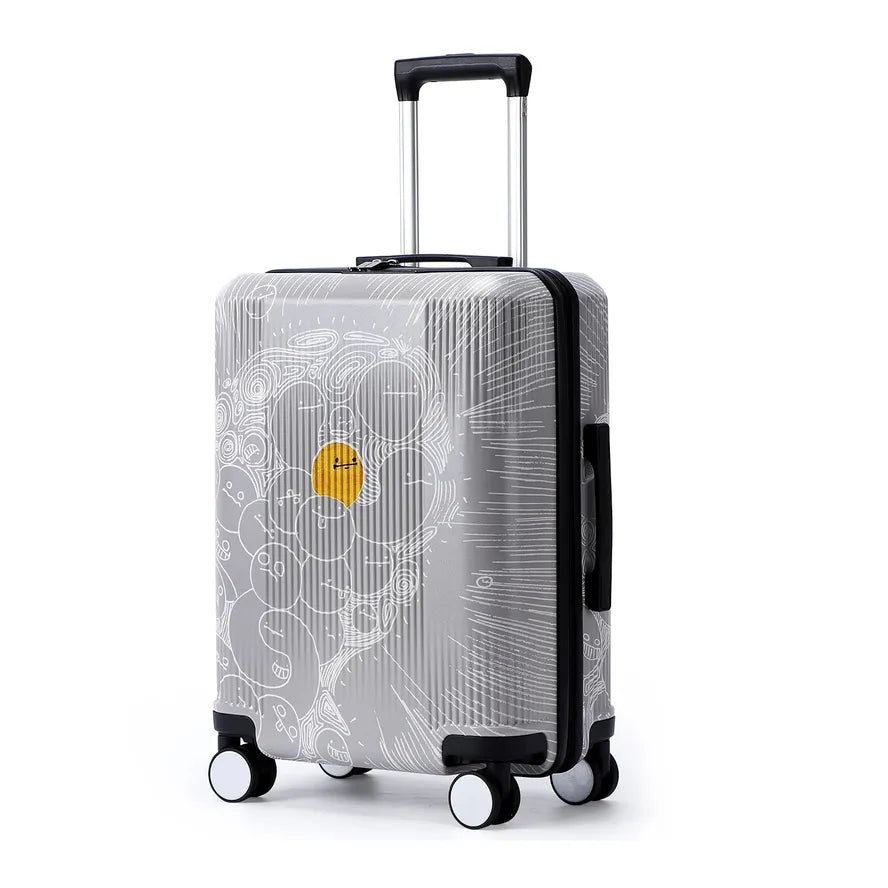 JMT-301322 Custom Printed PC Hard Shell Trolley Suitcase for Travel