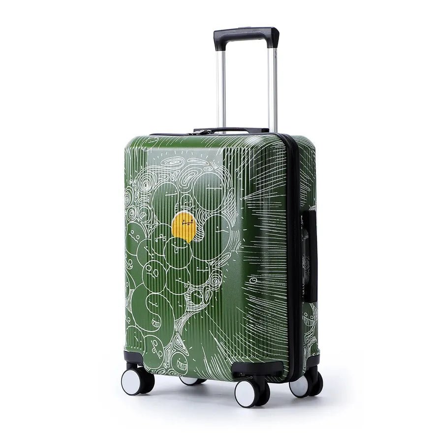 JMT-301322 Custom Printed PC Hard Shell Trolley Suitcase for Travel