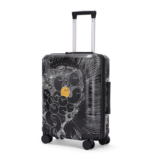 JMT-301322 Custom Printed PC Hard Shell Trolley Suitcase for Travel