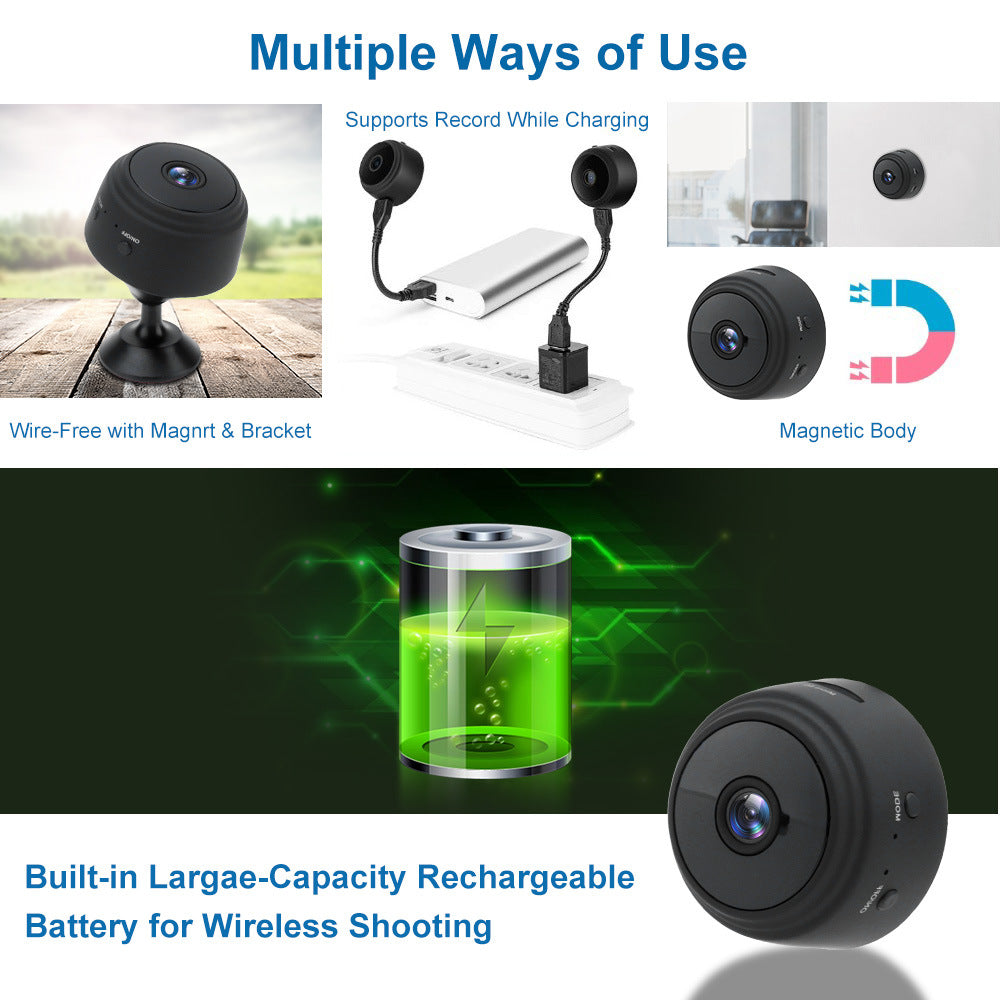 JMT-301578 1080P HD Wireless Night Vision Security Camera with WiFi Connectivity