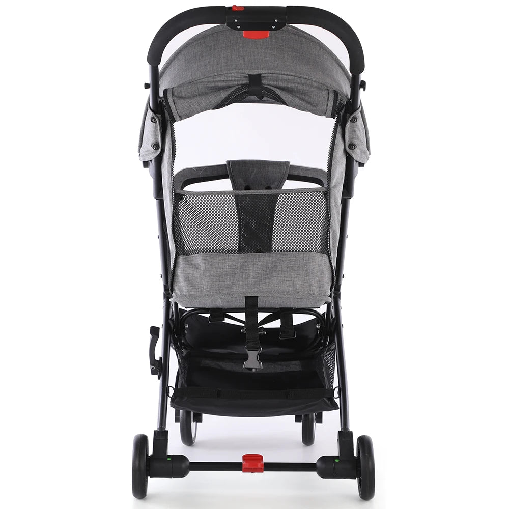 JMT-301770 Lightweight Aluminium Frame Newborn Stroller - Folding Travel System Pushchair Carriage