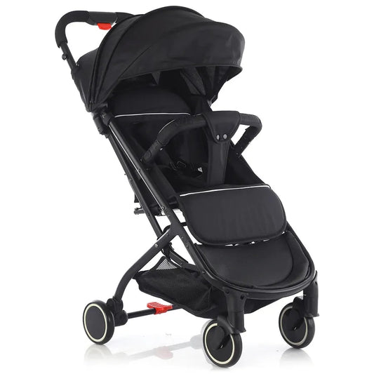 JMT-301770 Lightweight Aluminium Frame Newborn Stroller - Folding Travel System Pushchair Carriage