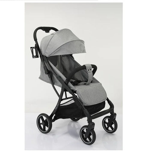 JMT-301898 Comfortable US Style Stroller with Adjustable Webbing for Sitting or Lying Down - Spacious 78CM Seat Cushion