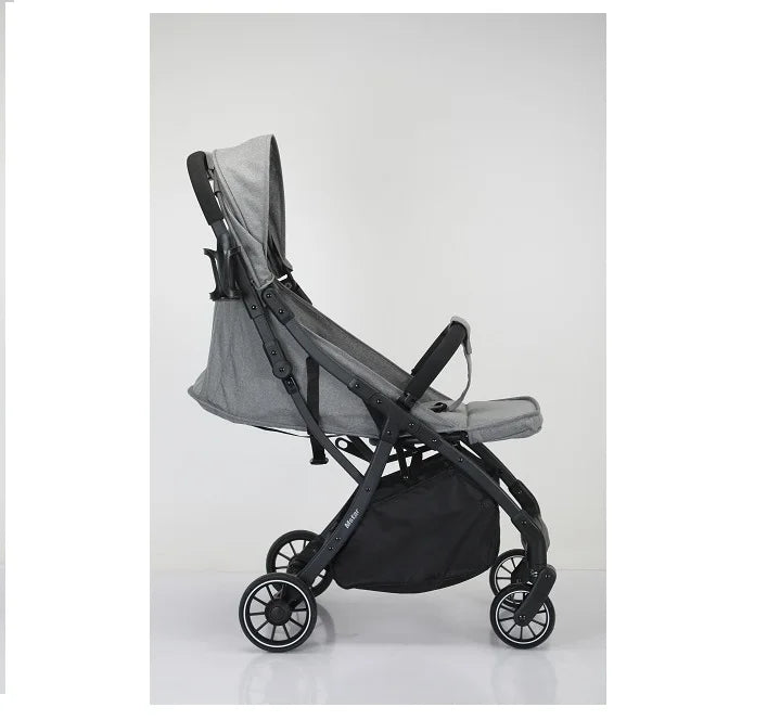 JMT-301898 Comfortable US Style Stroller with Adjustable Webbing for Sitting or Lying Down - Spacious 78CM Seat Cushion
