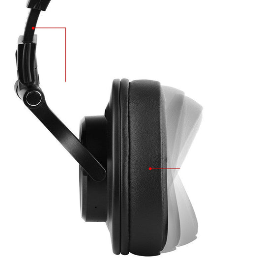 JMT-302410 Wireless Bluetooth Headset with 40mm Speaker, 950mA Battery, and Waterproof Storage Bag