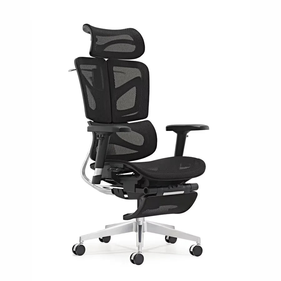 JMT-302666 Ergonomic High Back Office Chair with Modern Fabric Design and Swivel Functionality