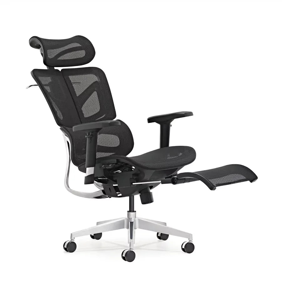 JMT-302666 Ergonomic High Back Office Chair with Modern Fabric Design and Swivel Functionality