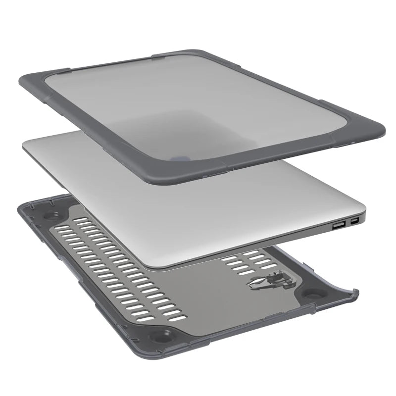 JMT-302730 Slim Hard Shell Protective Cover with Fold Kickstand for MacBook Pro 13" Retina A1502 A1425