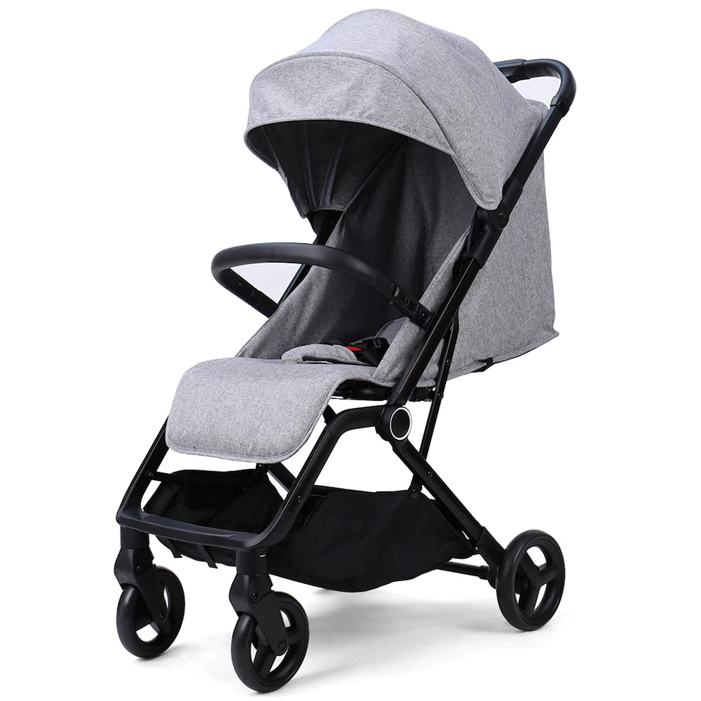 JMT-302922 Lightweight Foldable Aluminium Frame Luxury Baby Stroller Pushchair for Comfortable Baby Transport