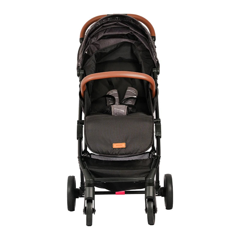 JMT-303050 6-Wheel Stroller with EVA Wheels, Foot Covers, and Mother Bag for Newborns
