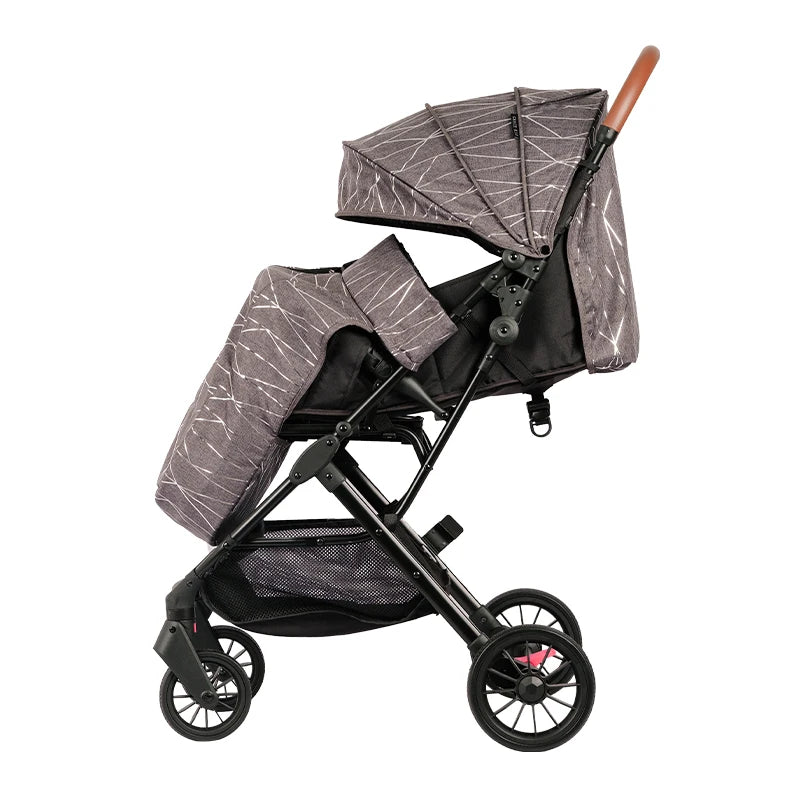 JMT-303050 6-Wheel Stroller with EVA Wheels, Foot Covers, and Mother Bag for Newborns