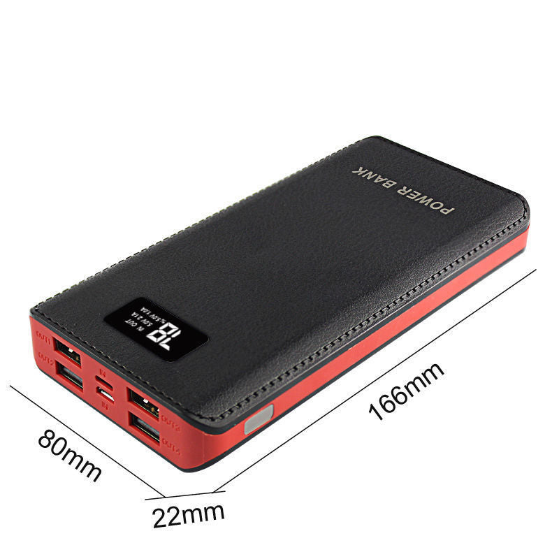 JMT-303242 20000mAh Multi-Port Power Bank with Liquid Lithium Ion Battery and Fast Charging Capability