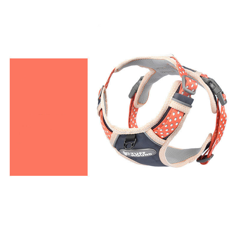 JMT-303242 Adjustable Dog Vest Harness with Drawstring - Suitable for Various Sizes and Weights