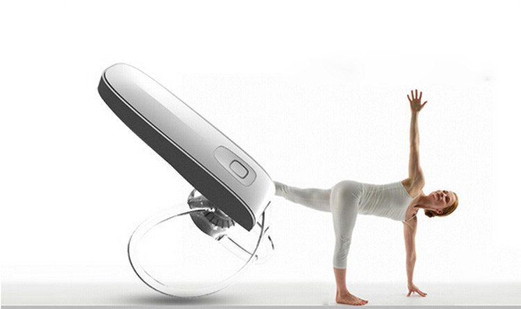 JMT-303562 Universal Mini Bluetooth Headset - Wireless Earphone with Extended Battery Life, Voice Commands, and Dual Device Connectivity