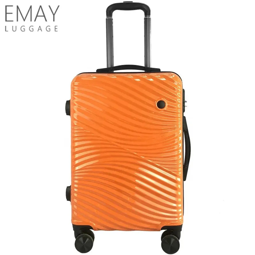 JMT-303626 Lightweight ABS PC Luggage with Spinner Wheels - Colourful Carry-on Suitcase