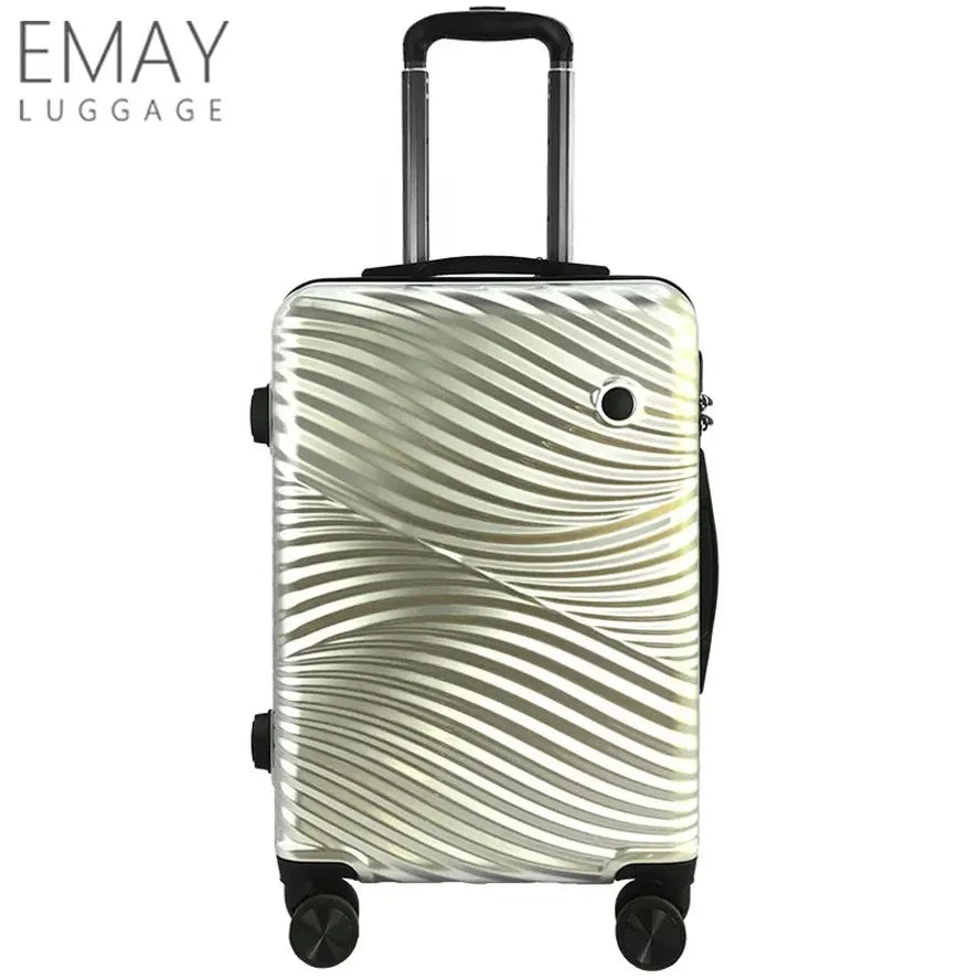 JMT-303626 Lightweight ABS PC Luggage with Spinner Wheels - Colourful Carry-on Suitcase