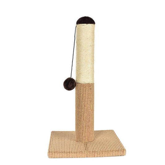 JMT-304074 Elegant Cat Climbing Pole with Plush and Sisal Material, 30x30x50 CM