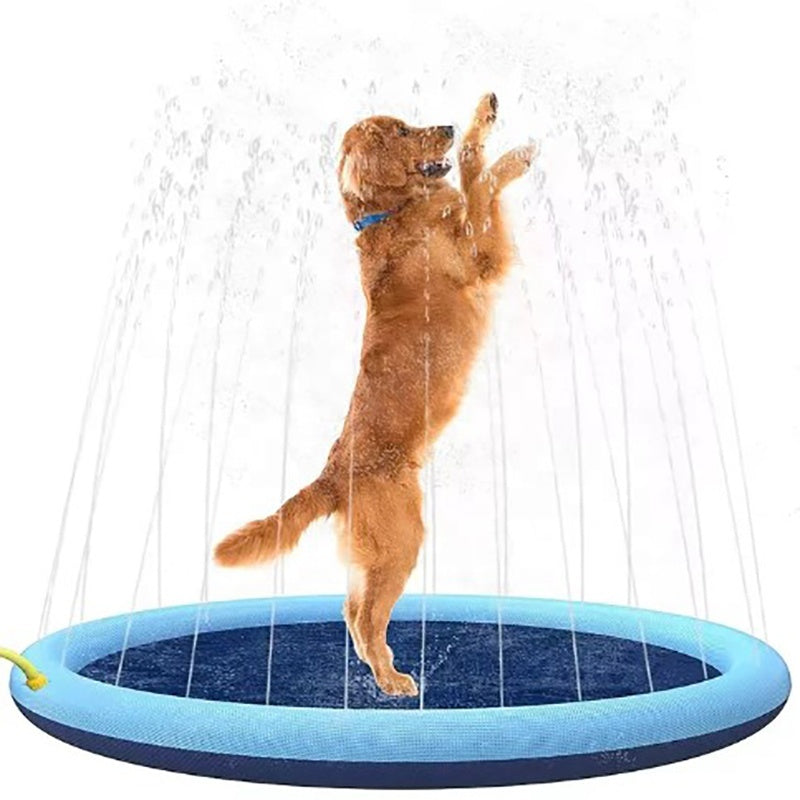 JMT-304138 Outdoor Dog Splash Pad - Anti-Slip Swimming Mat for Summer Fun