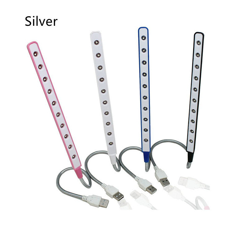 JMT-304714 Aluminum LED Notebook Keyboard Night Light with Adjustable Brightness