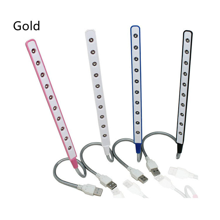 JMT-304714 Aluminum LED Notebook Keyboard Night Light with Adjustable Brightness