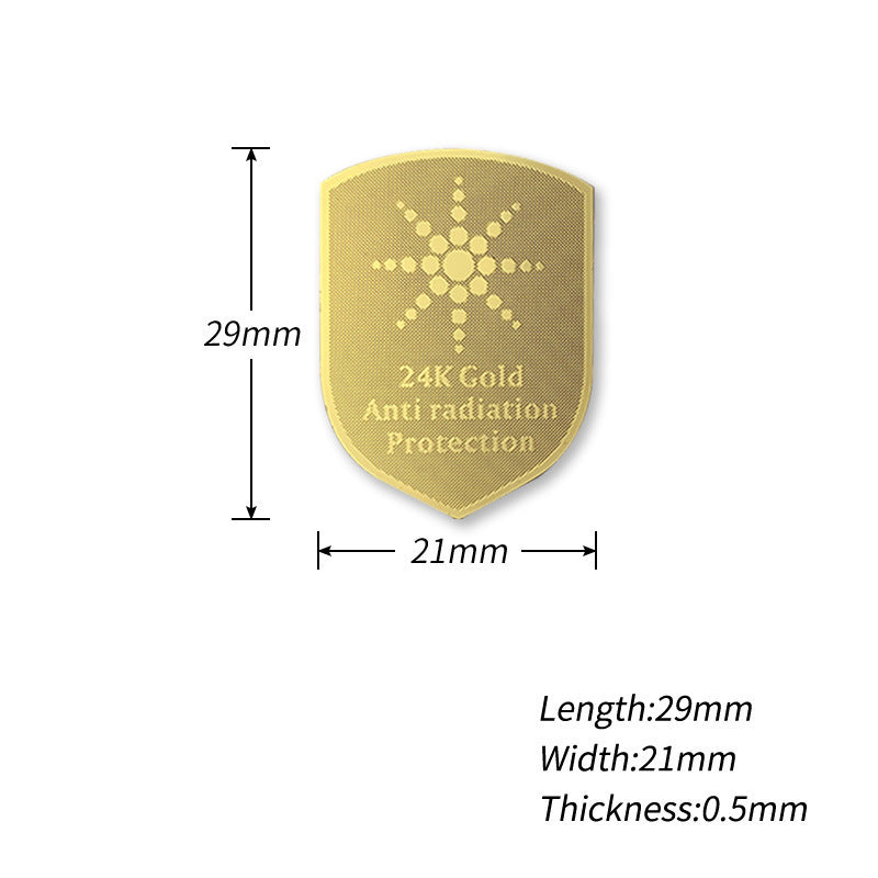 JMT-304906 JD Sunflower Mobile Phone Sticker - Metal Electroplated Design for Stylish Personalization