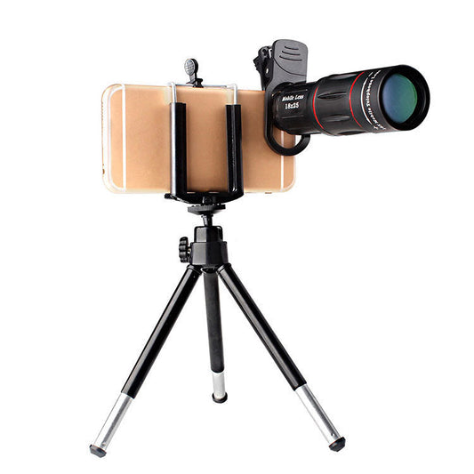 JMT-305226 18X Zoom Telescope Lens with Universal Clip and Flexible Tripod for Samsung Smartphones