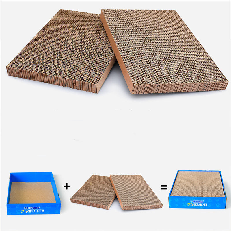 JMT-305226 Corrugated Paper Cat Scratcher Box for Engaging Feline Play