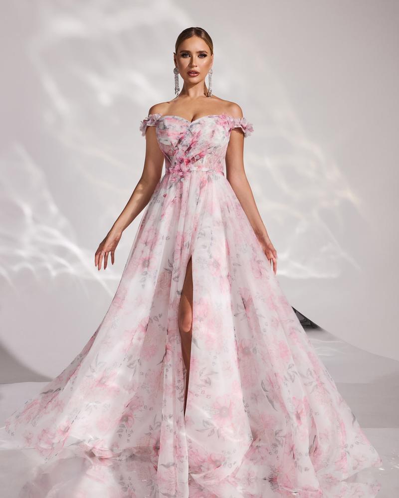 JMT-305290 Elegant Pink Women's Evening Gown with Classic Silhouette and Timeless Design