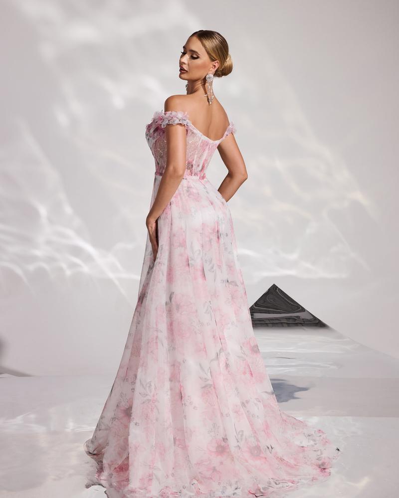 JMT-305290 Elegant Pink Women's Evening Gown with Classic Silhouette and Timeless Design