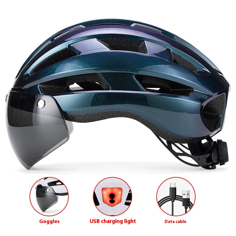 JMT-305418 Color Changing Magnetic Suction Cycling Goggles for Unisex Mountain and Highway Use