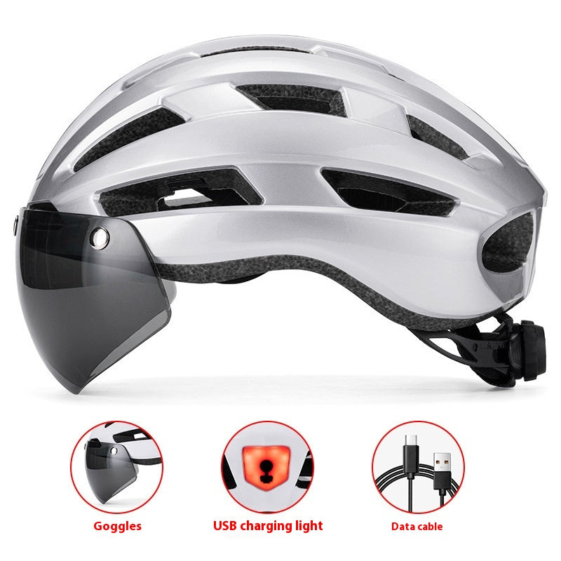 JMT-305418 Color Changing Magnetic Suction Cycling Goggles for Unisex Mountain and Highway Use