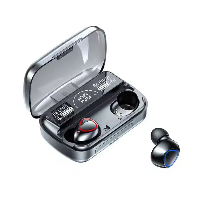 JMT-305546 Wireless HiFi Stereo Earbuds with Powerbank and LED Display - Waterproof Bluetooth Earphones