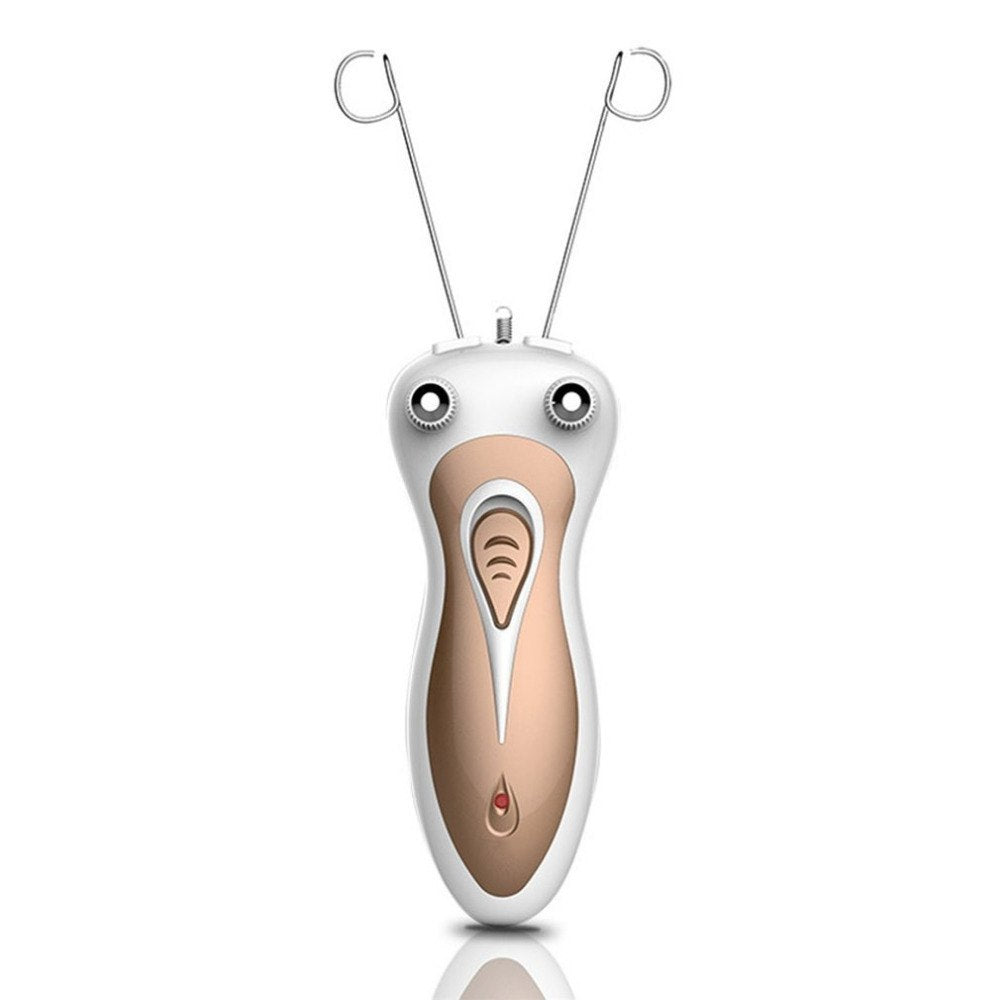 JMT-305610 Electric Facial Hair Remover for Women - Compact Epilator with Cotton Thread and Ergonomic Design