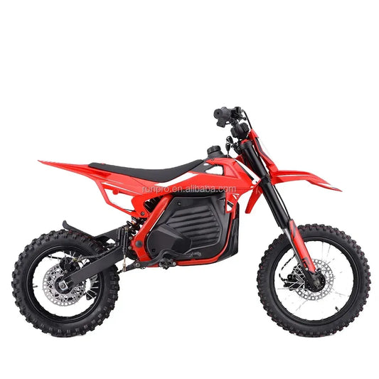 JMT-306122 2024 Electric Moto Dirt Bike 1200W Brushless Motor, 14/12 Inch Tires, 48V Voltage , Top Speed 27.9 mph