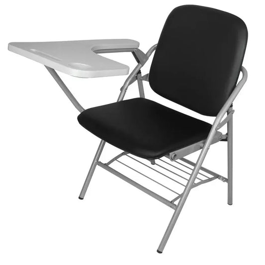 JMT-306122 Stackable Black Plastic Chairs for Training Rooms and Events