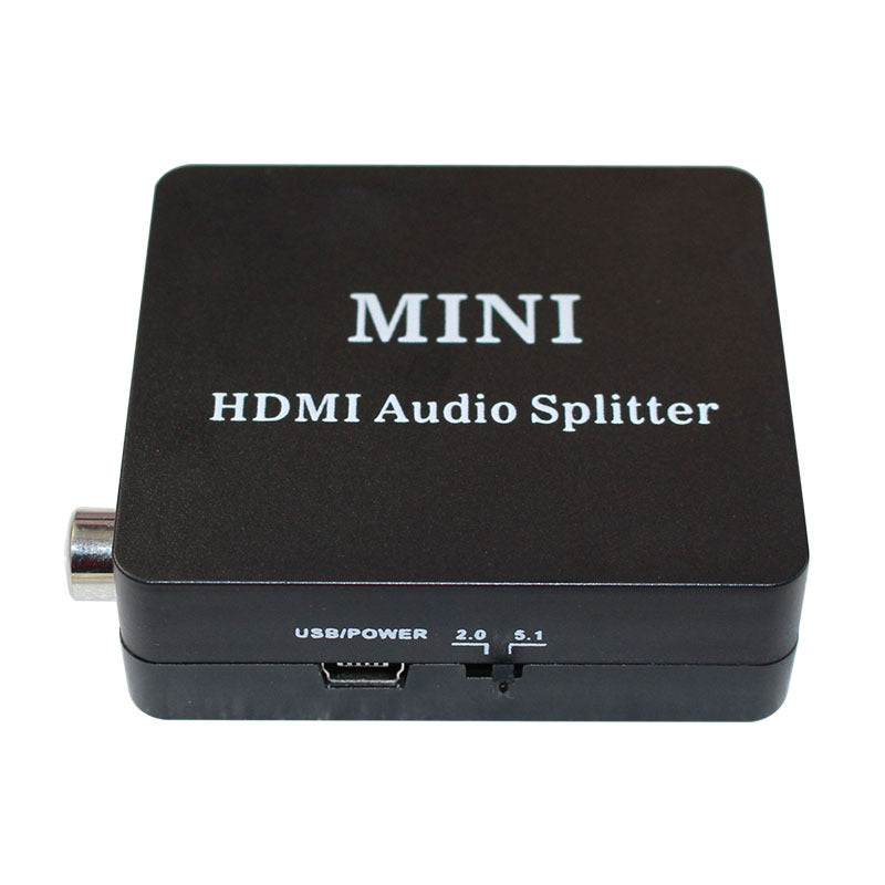 JMT-306378 HDMI Splitter with Audio Output - Supports 1080P, SPDIF, and R/L Audio Mode Options