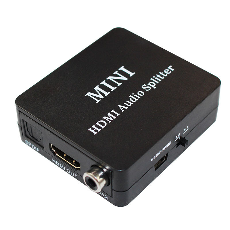 JMT-306378 HDMI Splitter with Audio Output - Supports 1080P, SPDIF, and R/L Audio Mode Options