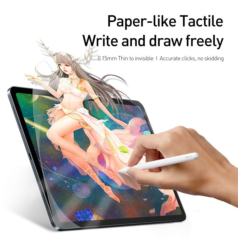 JMT-306378 Transparent Paper-Like Film for 2021 iPad Mini - 0.15mm Scratch-Resistant Protective Layer