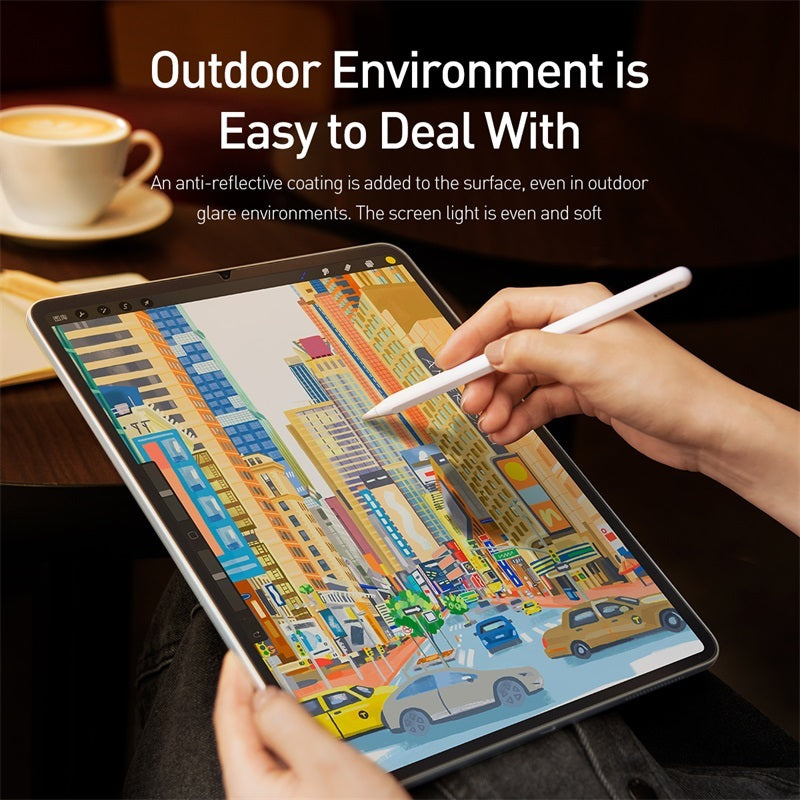 JMT-306378 Transparent Paper-Like Film for 2021 iPad Mini - 0.15mm Scratch-Resistant Protective Layer