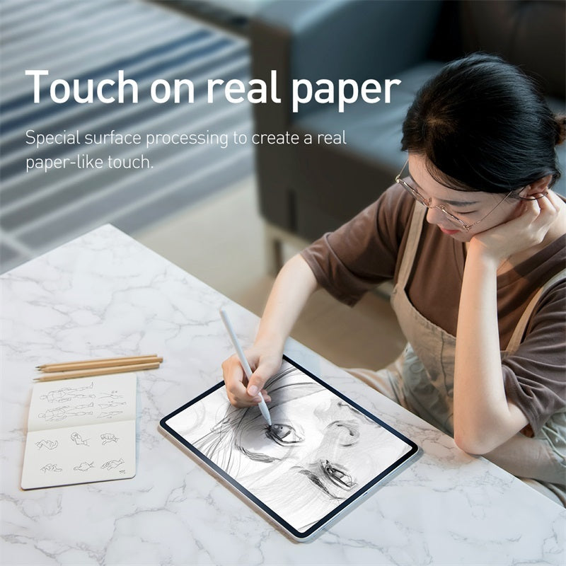 JMT-306378 Transparent Paper-Like Film for 2021 iPad Mini - 0.15mm Scratch-Resistant Protective Layer