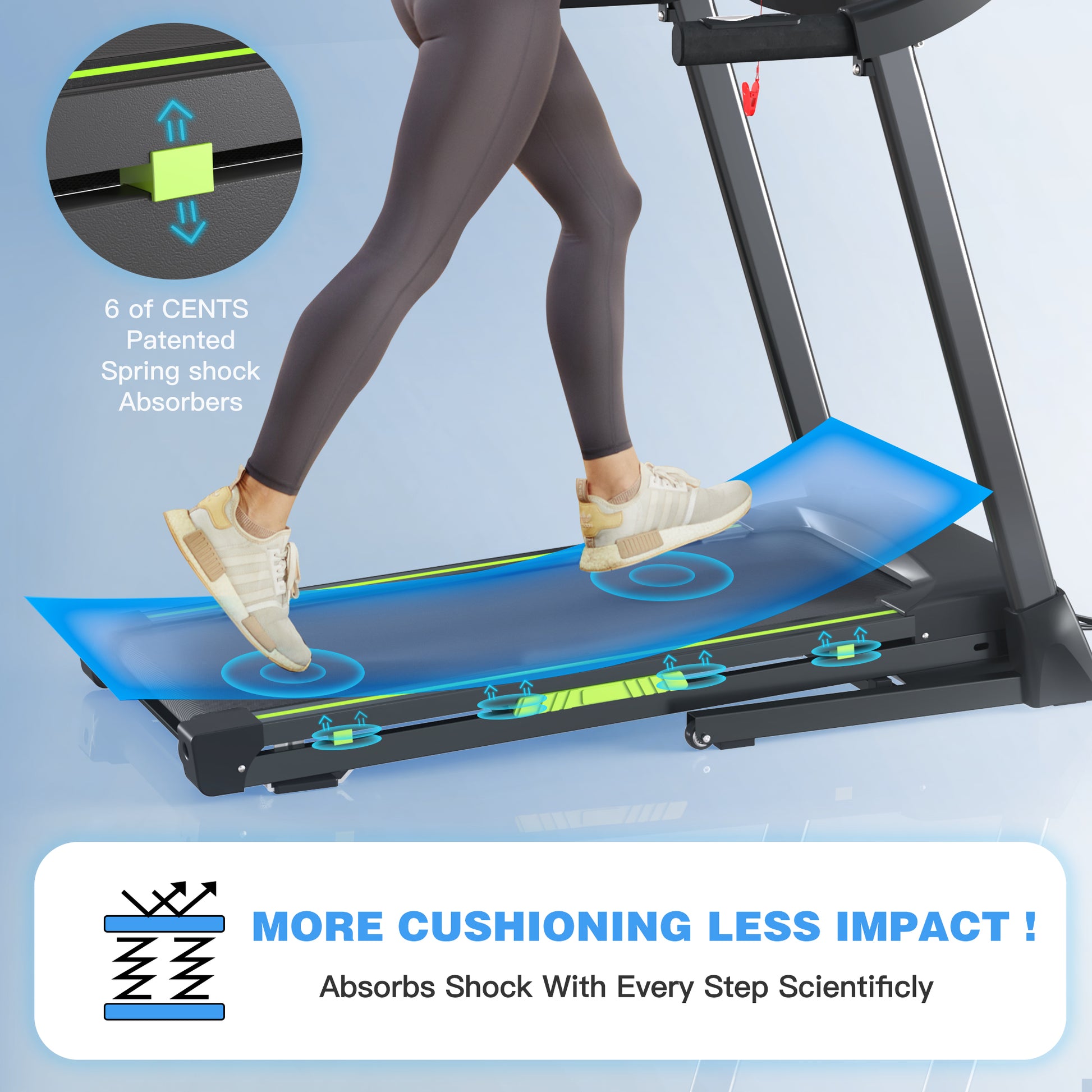JMT-306442 Compact Folding Treadmill JK43-1A for Home and Office Use