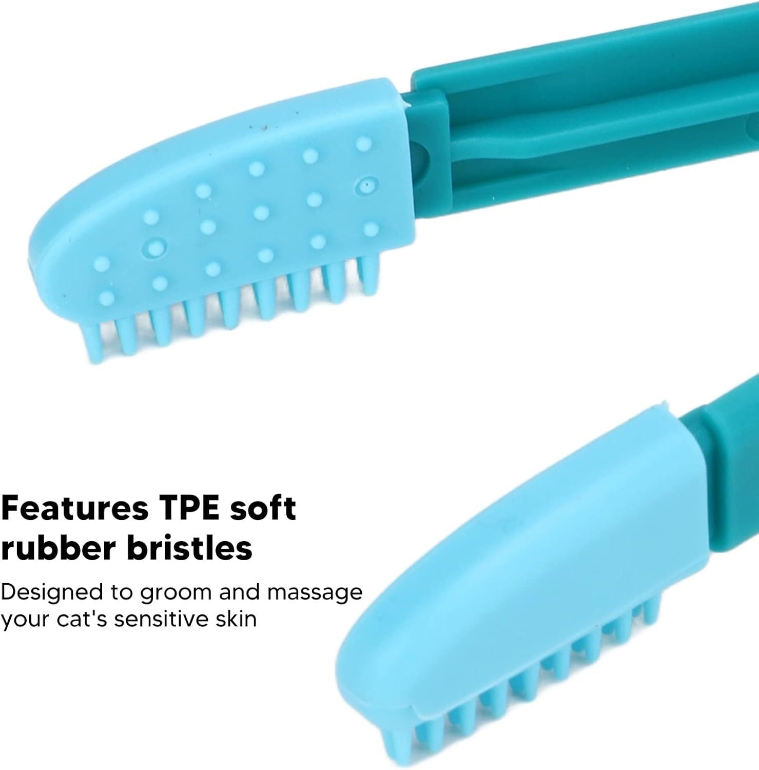 JMT-306442 Gentle Tear Stain Remover with Soft Rubber Eye Comb for Cats and Dogs