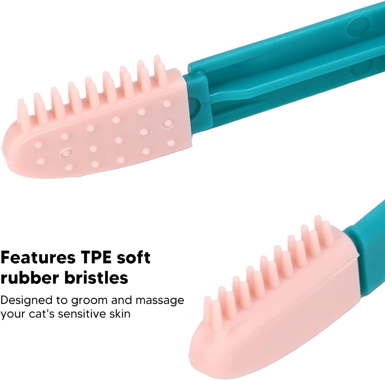 JMT-306442 Gentle Tear Stain Remover with Soft Rubber Eye Comb for Cats and Dogs