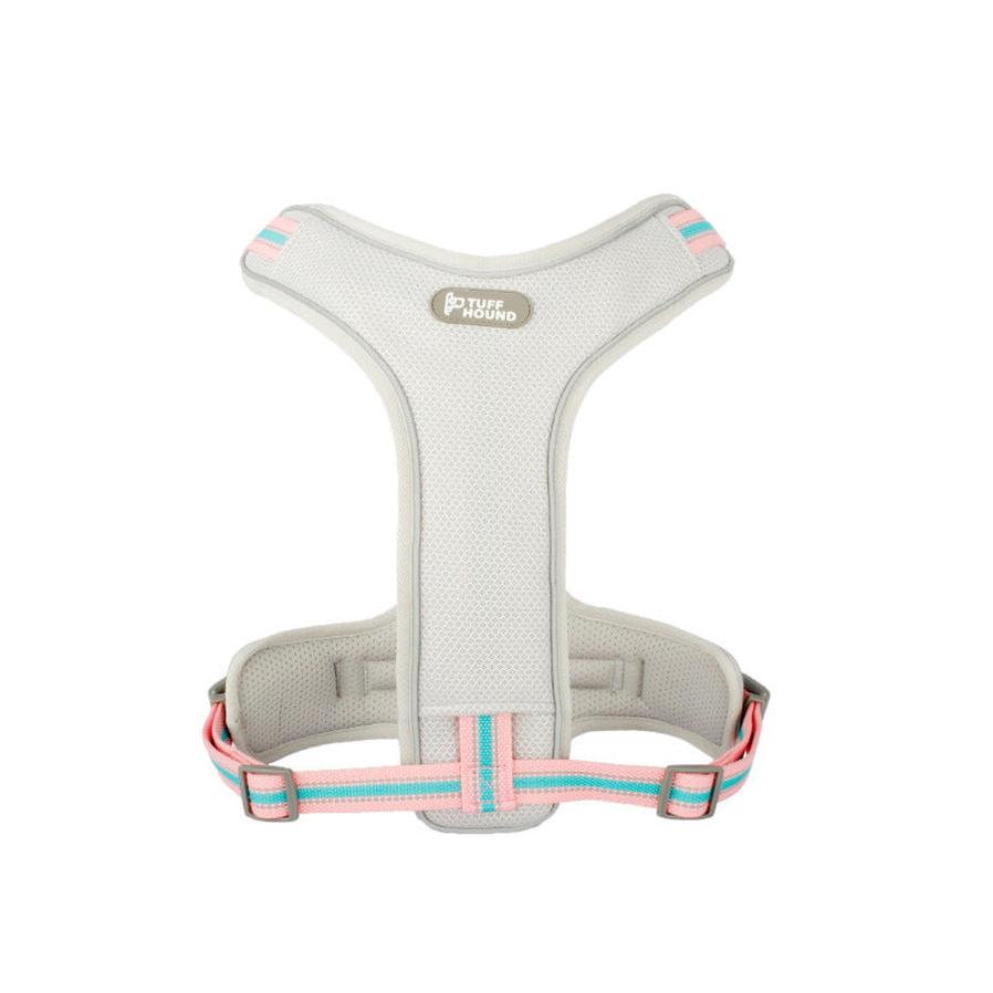 JMT-306698 Adjustable Dog Chest Strap Vest in Pink Marble, Passion Red, Space Adventurer, Black Carbon Molecule, Vitality Powder - Sizes S, M, L, XL