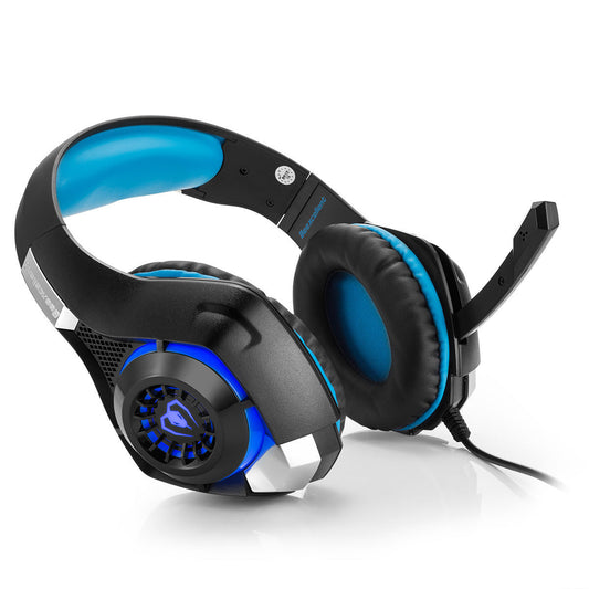 JMT-306698 Gaming Headset with Deep Bass, LED Light, and Microphone for PS4, PC, Laptop, and Mobile Devices