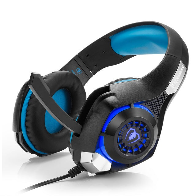 JMT-306698 Gaming Headset with Deep Bass, LED Light, and Microphone for PS4, PC, Laptop, and Mobile Devices