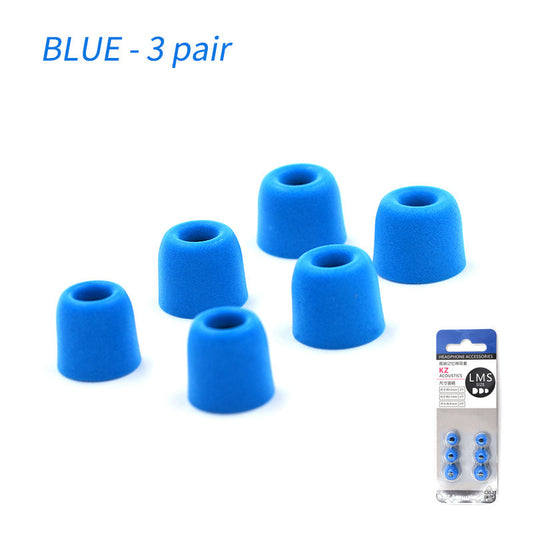 JMT-307338 Silicone and Memory Foam Sleeves for In-Ear Headphones - Available in Red, Blue, and Black