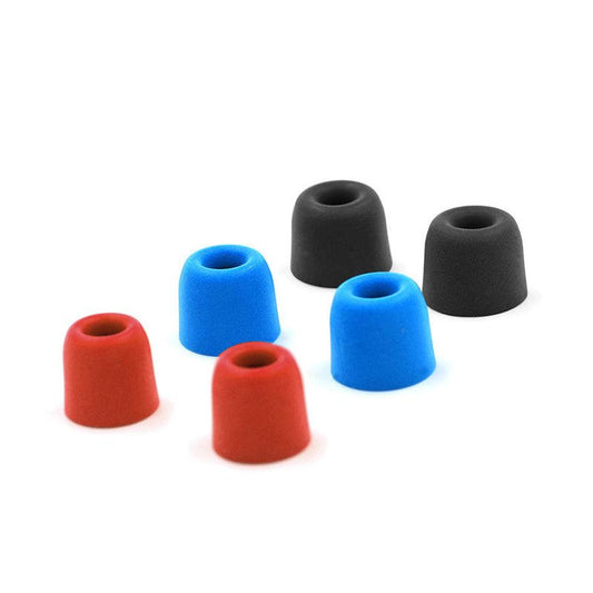 JMT-307338 Silicone and Memory Foam Sleeves for In-Ear Headphones - Available in Red, Blue, and Black
