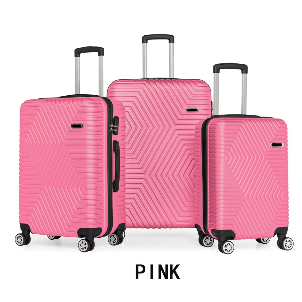 JMT-307402 Lightweight 24-Inch Travel Suitcase Set with Cabin Trolley Bag for Men